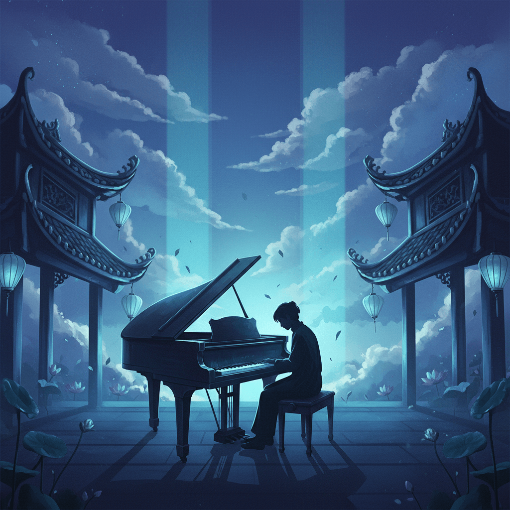 Vibes Before Sleep: Piano, Vietnamese, and Gratitude - vibelog cover image